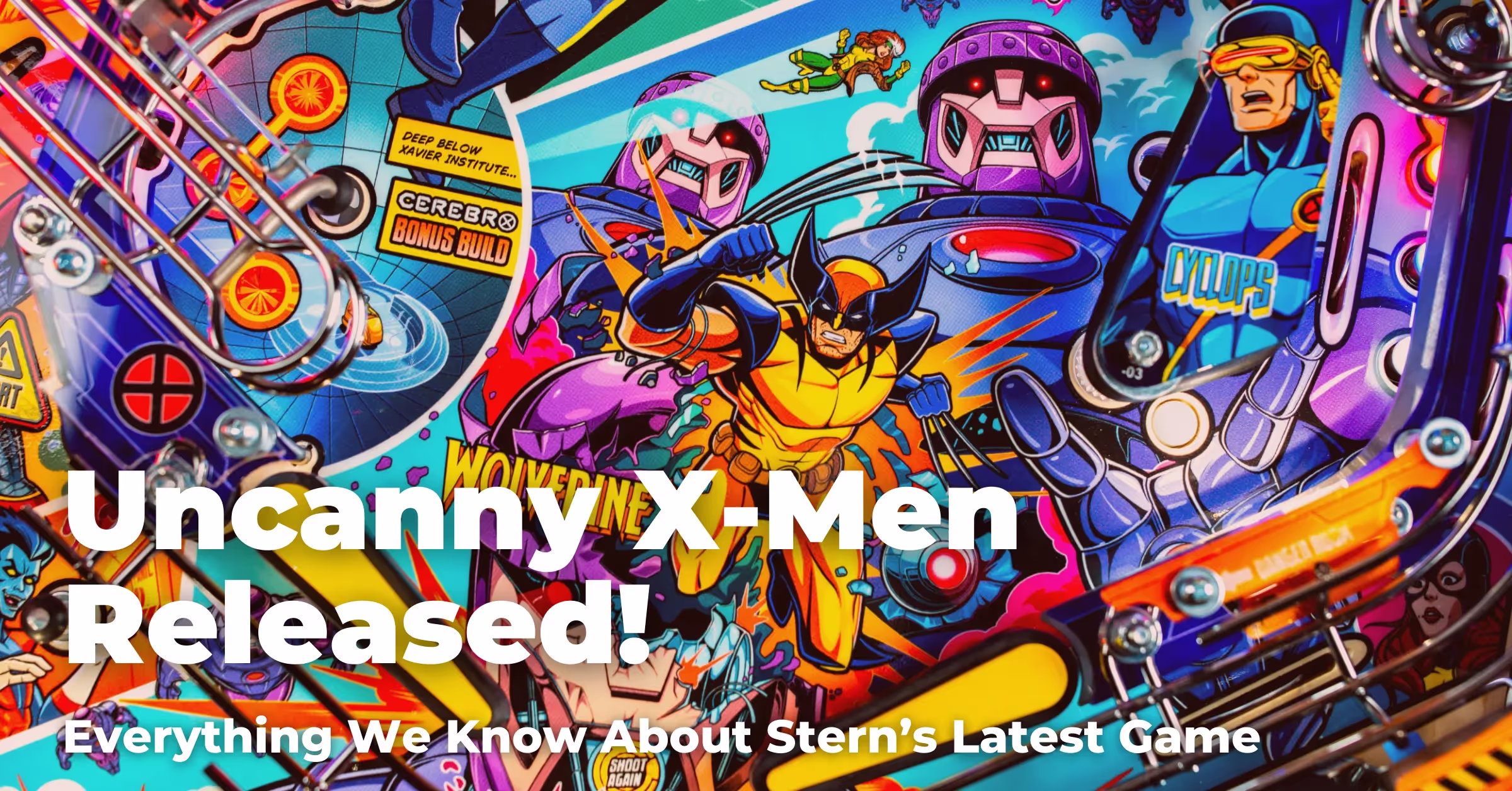 Stern Reveals Uncanny X-Men Pinball
